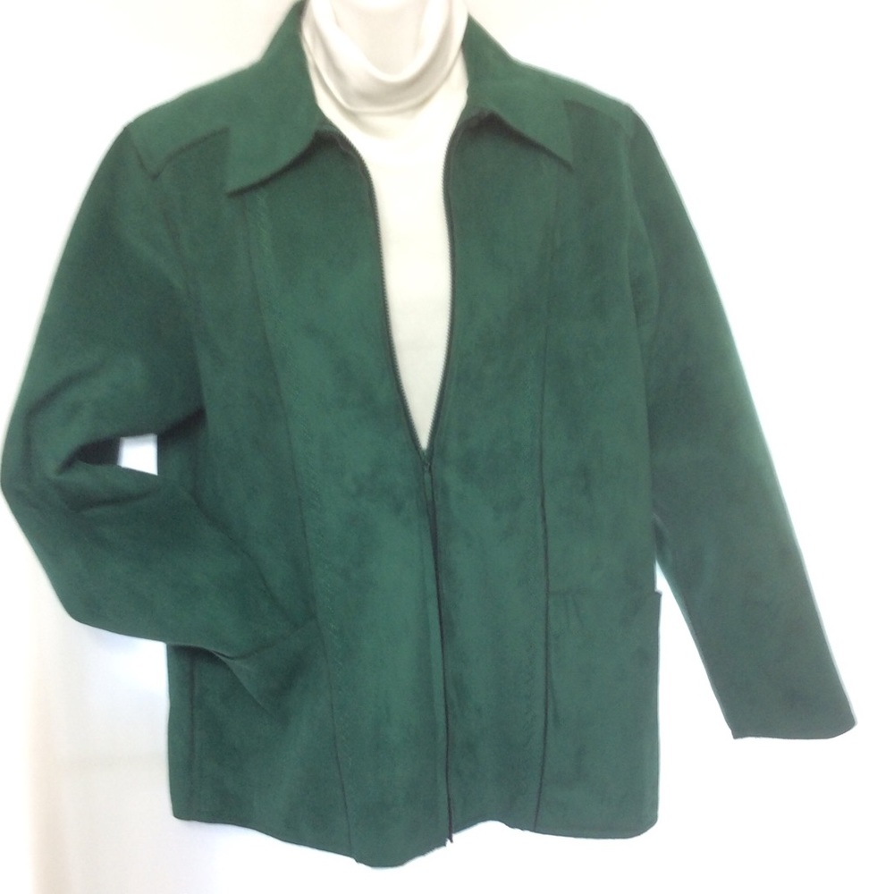NEW! Alfred Dunner Ultra Suede Jacket